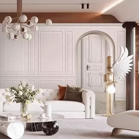 Panneau mural en velours crème texturé, motif en relief 3D, pour salon, chambre à coucher, décoration d'hôtel