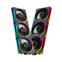 Ventilateur de serveur, ventilateur CPU 120 mm, 4 broches PWM ARGB, dissipateur thermique en cuivre et aluminium, roulement fluide, système de refroidissement pour PC de jeu