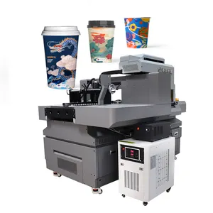 Imprimante à plat uv d'étiquettes de couleur à passage unique