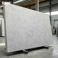 Dalles de sol de cuisine modernes en quartz artificiel préfabriqué de grande taille, marque SHINE, épaisseur 15-30 mm, garantie 5 ans