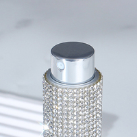 Meilleurs flacons pulvérisateurs à fine brume en ABS, flacons cosmétiques rechargeables de 10 ml, flacons pulvérisateurs personnalisés avec décoration en diamant pointu