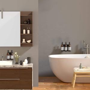 Kit de montage mural durable à double distributeur de shampooing à partir de tôle en acier inoxydable pour accessoires de cuisine de salle de bain - Product Image 6