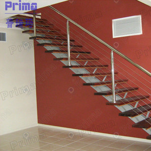 Sistema de Barandilla de Cable de Alta Gama, Barandilla de Cable de Acero <span class=keywords><strong>Prefabricada</strong></span> para Terraza y Escaleras Exteriores - Product Image 3