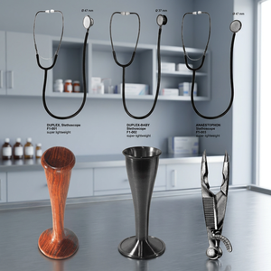 Stéthoscope Duplex Super Léger Stéthoscope Anaestophon Stéthoscope Pinard en Aluminium - Product Image 2