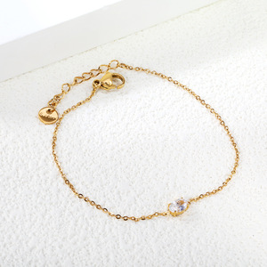Colliers à la mode en chaîne, pendentif en zircon doré, design géométrique, bijoux de fête - Product Image 3