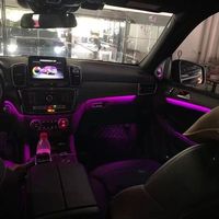 Kit d'éclairage ambiant LED CKCP 12 couleurs 5V pour Mercedes-Benz ML GLE GL GLS W166 X166 2012-2019, lampe d'ambiance pour garniture de porte