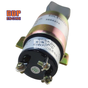 3864274 วาล์วโซลินอยด์หยุดการจ่ายน้ำมันเชื้อเพลิงสำหรับ R140LC-7 R140LC-9S R140W-7 R140W-9S R200W-7 R210LC-7 R210NLC-7 - Product Image 3