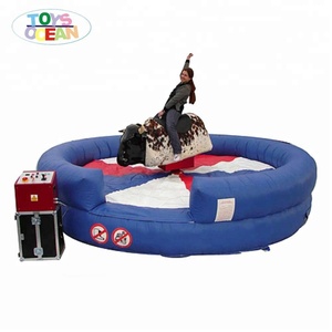New Design <strong>Inflatable</strong> Mechanical Mini Cow <strong>Bull</strong> <strong>Ride</strong> for Kids Sale Mall - Product Image 3