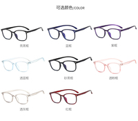 Lunettes Optiques Unisexe à Monture Transparente, Prix Bas et Sans MOQ, Disponibles en Bleu, Rouge et Violet