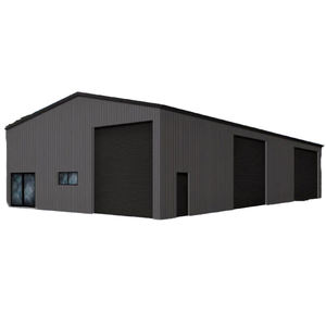 Almacén/taller/cobertizo/hangar/edificios <span class=keywords><strong>de</strong></span> pasillo estructura <span class=keywords><strong>de</strong></span> acero duradera segura y barata personalizada - Product Image 1