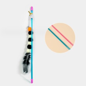 Accessoires pour animaux de compagnie vente chaude chat jouant teaser jouet mouvement actif <span class=keywords><strong>bleu</strong></span> chat jouet autocollant - Product Image 2