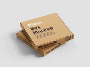 Kotak Pizza kelas makanan kardus kertas bergelombang dengan logo merek kustom untuk kemasan Pizza wadah makanan ramah lingkungan - Product Image 3