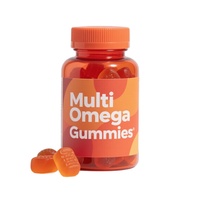 Gummies à la saveur d'orange Omega 3 DHA EPA pour enfants, marque privée OEM, multivitamines DHA Omega 3
