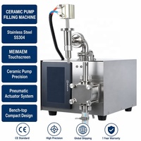 Machine de remplissage semi-automatique à pompe à engrenages pour liquides, en acier inoxydable 304, certifiée CE, avec conception anti-fuite, pour mayonnaise, purée de pommes de terre et boissons
