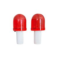 Mini-phare de signalisation routière à batterie pour cône de signalisation, lumière d'avertissement clignotante