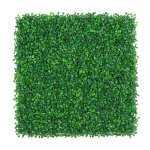 Plastica quadrata artificiale milano erba prato pannelli di bosso artificiale per parete casa matrimonio festival decorazione del giardino di natale