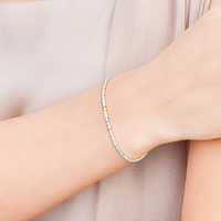 Bracelet en argent sterling 925 pour femmes et filles, accessoires de bijouterie fine pour la fête