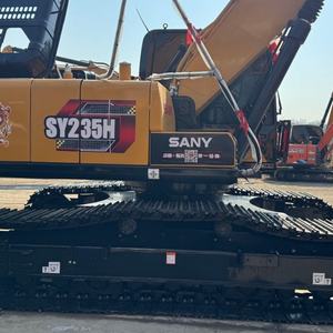 Excavatrice d'occasion SANY SY215H 235C 21T en bon état, excavatrice sur chenilles, pièces d'origine, vente à prix réduit - Product Image 4