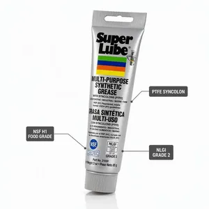 Graisse synthétique multi-usages 21030, 3 oz, qualité alimentaire NSF H1, graisse PTFE, grade de viscosité NLGI 5, pour chaînes de piste, charnières, roulements - Product Image 5