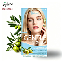 Crème colorante pour cheveux blond doré sans ammoniaque, qualité supérieure, teinte chaude brillante, couleur longue durée, résistante à la décoloration, brillance lisse