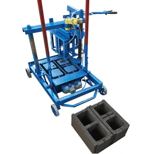 Línea de producción de ladrillo de pavimentadora de cemento de colocación de huevos de tipo hidráulico automático Precio Máquina de fabricación de moldeo de bloques huecos