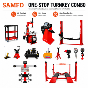 SAMFD – Changeur <span class=keywords><strong>de</strong></span> pneus automatique pour pneus <span class=keywords><strong>de</strong></span> ensemble certifié CE, équipement <span class=keywords><strong>de</strong></span> réparation pour atelier automobile - Product Image 1