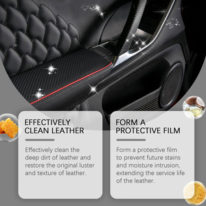 Crema para el Cuidado del Cuero del Automóvil Homonth con Lanolina y Aceite de Coco para el Mantenimiento Interior, Descontaminación y Renovación - 3 Años de Duración - Product Image 3