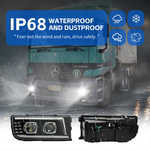 OE thay thế đèn pha lắp ráp cho Mercedes Benz ACTROS MP1 xe tải | bên trái hoặc bên phải Đèn pha | Halogen/LED - Product Image 2