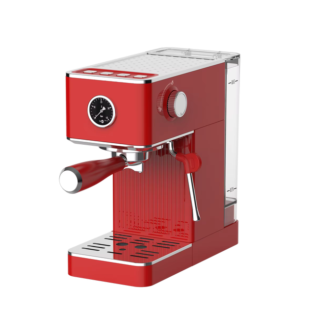Portable Semi-Automatic Electric Espresso Coffee Maker with Stainless Steel Commercial & Hotel Use
