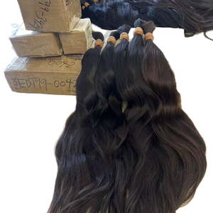 Extensions de cheveux vierges russes Lifa Genuine Origin Slavic Remy, sans produits chimiques, pré-collées, style anneau X, lisses et soyeuses, 26 pouces - Product Image 1