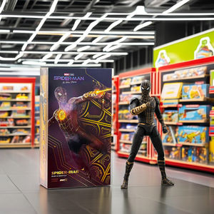 Figura de Acción Original de Zd Toys, Negra y Dorada, con Articulaciones Móviles, Modelo de Spider-Man 'Sin <span class=keywords><strong>Camino</strong></span> a Casa', 18 cm, Unisex - Product Image 3