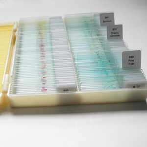 Suministro directo de fábrica de 100 tipos de preparaciones biológicas mixtas, equipo de enseñanza de biología, preparaciones para microscopio. - Product Image 1