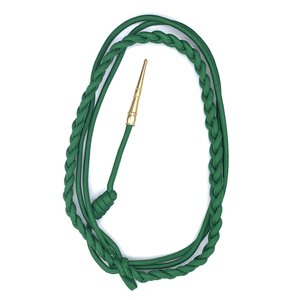 100% Polyester Eco-Friendly Ceremonial Uniform Ceremonial Uniform Braided Hat <b>Cord</b> Customized Uniform Braided <b>Cord</b> Rope - Product Image 3