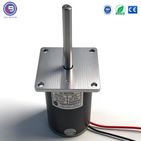 Moteur DC 76 pour machine de lancement d'entraînement de ping-pong, tennis de table, floorball, hockey, badminton, avec adaptateur de flange de tige personnalisé