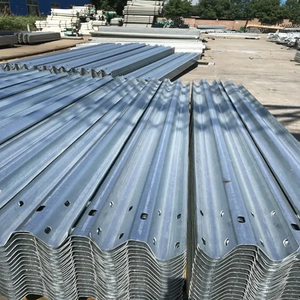 Zincato W trave stradale strada strada strada Guardrail autostrada Guard Rail prezzo della barriera carrabile - Product Image 3