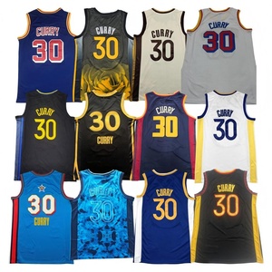 Golden State Hommes # <span class=keywords><strong>Maillot</strong></span> de basket-ball Stephen Curry 30, logos brodés en 3D, édition classique City, respirant et à séchage rapide pour l'été - Product Image 1