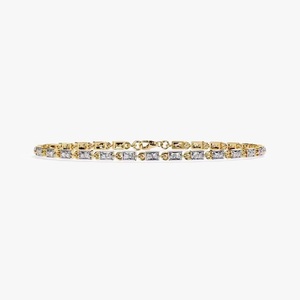 Pulsera de Oro Amarillo de 18k de Lujo, Joyería de Regalo para Mujer, Pulseras con Diamantes Cultivados en Laboratorio para Ella - Product Image 4