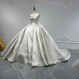 Robe de mariée de luxe moderne Xs227 en dentelle, brodée de sequins, coupe princesse, personnalisable pour la mère de la mariée - Product Image 4
