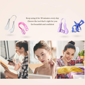 Pince de mise en forme de nez en silicone de qualité supérieure pour femmes, petite et portable, pour la beauté du nez - Product Image 6
