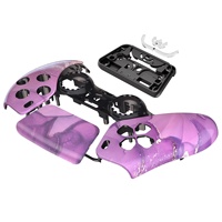 Pour coque de manette PS5-Façade brillante à motif personnalisé pour manette de jeu PS5