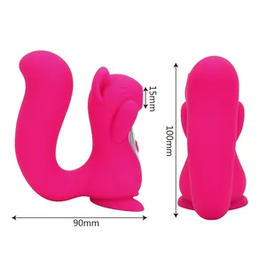 Juguetes sexuales impermeables para adultos, estimulador de clítoris, Vagina, pezón, 10 modos, succión de animales, vibrador de ardilla para Wome