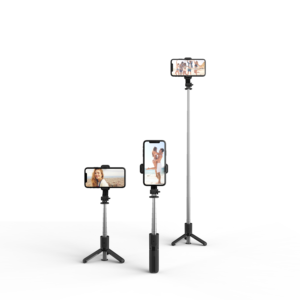 Venta caliente portátil L11 <span class=keywords><strong>Mini</strong></span> Selfie Stick soporte de teléfono de fibra de carbono Control remoto inalámbrico giratorio para usuarios de teléfonos inteligentes - Product Image 2