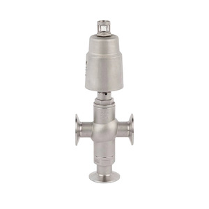 Mingtian S3K Pneumatic Angle Seat Valve DN15-DN25 Tri-Clamp Soft <b>Sealing</b> Reversing Direction For Liquids Gases Oils - Product Image 2