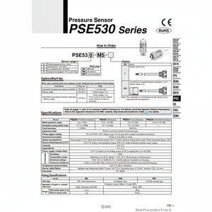Sensor de presión de alta precisión SMC Pneumatics - Product Image 1