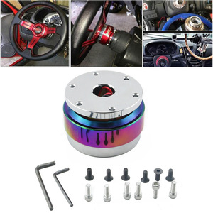 ฐานพวงมาลัย Auso-Racing แบบถอดเร็ว อะแดปเตอร์อะลูมิเนียมสำหรับรถแข่ง - Product Image 2