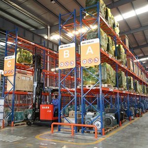 CAIYUN Pallet Racking Prateleiras Sistema <span class=keywords><strong>Heavy</strong></span> <span class=keywords><strong>Duty</strong></span> <span class=keywords><strong>Industrial</strong></span> Armazém Rack Armazenamento Seletivo Ajustável Metálico - Product Image 2