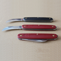Couteau de poche d'extérieur avec manche en plastique, design pliable pour le camping, la survie, EDC, couteaux tactiques à légumes avec clip