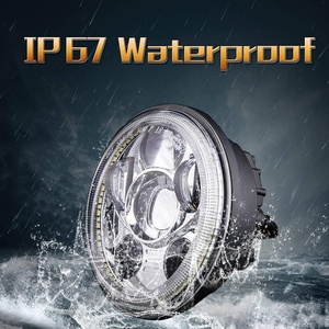 5-3/4-5,75 pulgadas LED faro aprobada por el DOT luces led para Harley Davidson Sportster <span class=keywords><strong>Iron</strong></span> <span class=keywords><strong>883</strong></span> cromo de la motocicleta FARO - Product Image 2