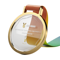Vente en gros d'usine : Plaques de récompense, médailles avec ruban, médailles de trophée personnalisées en verre de cristal coloré, médailles de trophée sportif