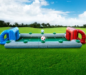 Terrain de Foosball Gonflable Géant (6 m x 12 m) avec Buts Doubles, Jeu de Foosball Gonflable pour Deux Équipes - Product Image 4